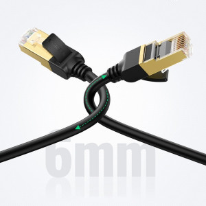 Интернет кабел UGREEN NW107 cat.7 RJ45 STP 15m черен - Img 8