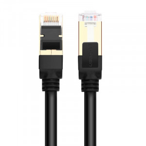Интернет кабел UGREEN RJ45 Cat.7 STP LAN 10Gb/s 2m черен (11269) - Img 2