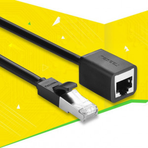 Интернет удължител UGREEN RJ45 Cat.6 FTP 1000Mb/s 5m черен (NW112 11283) - Img 3