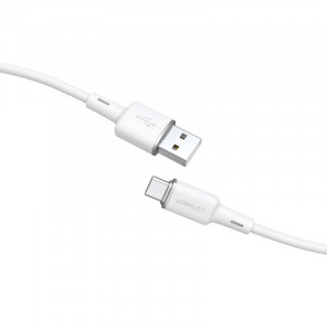 Кабел за зареждане и данни ACEFAST USB Type A към USB Type C 3A 1.2m (C2-04) бял - Img 2