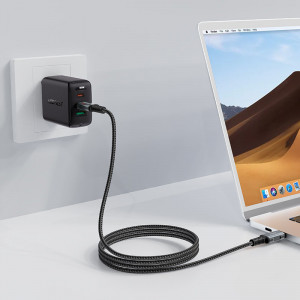Кабел за зареждане и данни ACEFAST USB Type C към USB Type C 2m 100W 20V 5A черен (C4-03 черен) - Img 4