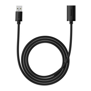 Кабел за зареждане и данни BASEUS AiRJoy USB Type A 3.0 1.5m черен - Img 1