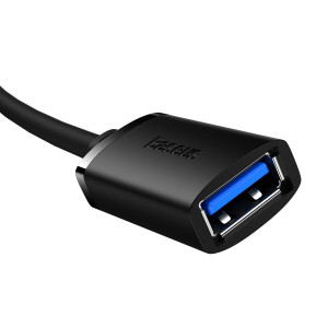 Кабел за зареждане и данни BASEUS AiRJoy USB Type A 3.0 1.5m черен - Img 2
