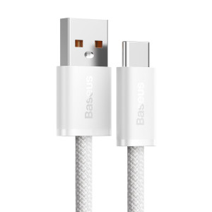Кабел за зареждане и данни BASEUS Dynamic USB Type C към Lightning 100W 2m бял (CALD000702) - Img 2