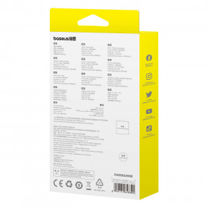 Кабел за зареждане и данни BASEUS Superior ll USB Type C към USB Type C 30W 480Mb/s 1m бял - Img 6