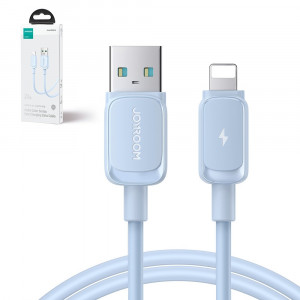 Кабел за зареждане и данни JOYROOM USB Type A към Lightning 1.2m S-AL012A14 син - Img 3