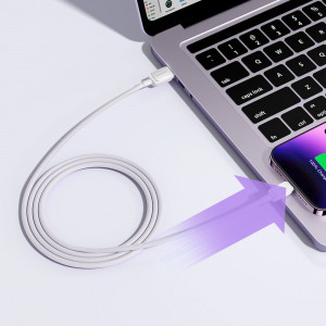 Кабел за зареждане и данни JOYROOM USB Type A към Lightning 1.2m S-AL012A14 бял - Img 6