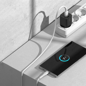Кабел за зареждане и данни RINGKE USB Type A към USB Type C 480Mb/s 12W 1.2m черен (CB60051RS) - Img 9