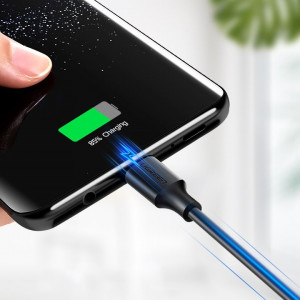 Кабел за зареждане и данни UGREEN USB Type A към USB Type C 480Mb/s 3A 1.5 m черен (US287 60117) - Img 3
