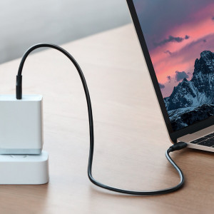 Кабел за зареждане и данни UGREEN USB Type C към USB Type C 3A 1m черен (US286) - Img 6