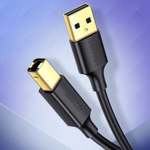 Кабел за принтер UGREEN USB Type B към USB Type A 480Mb/s 2m черен (US135 20847) - Img 8