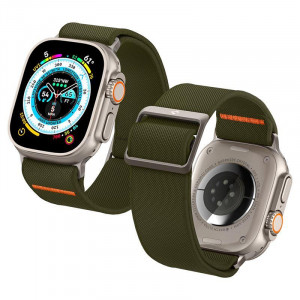 Каишка SPIGEN Fit Lite Ultra - Apple Watch 45mm Series 9 / 45mm Series 8 / 45mm Series 7 / 44mm SЕ (2nd gen) / 44mm SE / 44mm Series 6 / 44mm Series 5 / 44mm Series 4 каки - Img 15