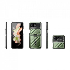 Калъф с клипс SUPCASE Unicorn Beetle Pro - Samsung Galaxy Z Flip4 зелен - Img 5