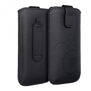 Калъф тип джоб FORCELL Deko - iPhone 12 / 12 Pro / Samsung Galaxy XCover 5 / S21 5G / Note / Note II / Note 3 черен - Img 9