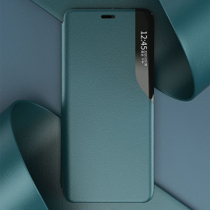 Калъф тип книга от еко кожа Eco - iPhone 13 Pro син - Img 5