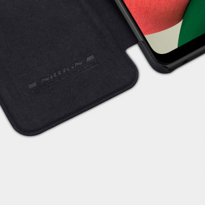 Калъф тип книга от еко кожа NILLKIN Qin - Samsung Galaxy A22 кафяв - Img 12