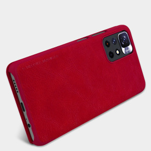 Калъф тип книга от еко кожа NILLKIN Qin - Xiaomi Poco M4 Pro 5G / Redmi Note 11S 5G / 11T 5G черен - Img 17