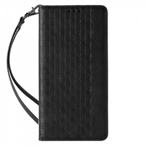 Калъф тип книга с връзка Magnet Strap - iPhone 12 Pro Max черен - Img 4
