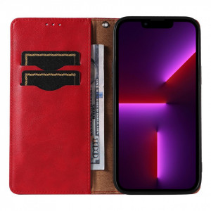 Калъф тип книга с връзка Magnet Strap - iPhone 14 Plus червен - Img 8