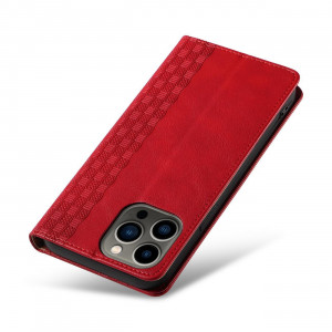 Калъф тип книга с връзка Magnet Strap - iPhone 14 Plus червен - Img 11