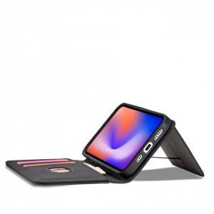 Калъф тип книга с външен джоб Magnet Card - iPhone 12 Pro Max черен - Img 10