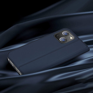 Калъф тип книга DUX DUCIS Skin Pro - iPhone 15 Plus син - Img 12