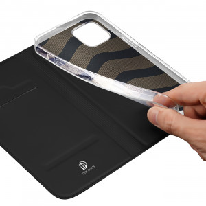 Калъф тип книга DUX DUCIS Skin Pro - iPhone 15 Plus черен - Img 7