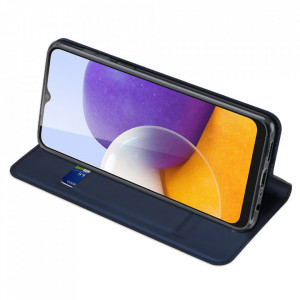 Калъф тип книга DUX DUCIS Skin Pro - Samsung Galaxy A22 син - Img 6