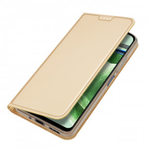 Калъф тип книга DUX DUCIS Skin Pro - Xiaomi Poco X5 / Redmi Note 12 златист - Img 4
