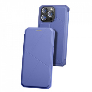 Калъф тип книга DUX DUCIS Skin X - iPhone 13 Pro син - Img 3