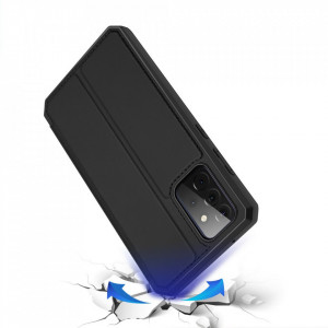 Калъф тип книга DUX DUCIS Skin X - Samsung Galaxy A72 черен - Img 5