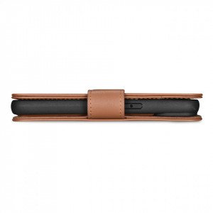 Калъф тип книга iCARER Wallet 2в1 против кражба - iPhone 14 Plus Cover кафяв - Img 4