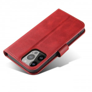 Калъф тип книга Magnet Elegant - iPhone 15 Plus Red - Img 5
