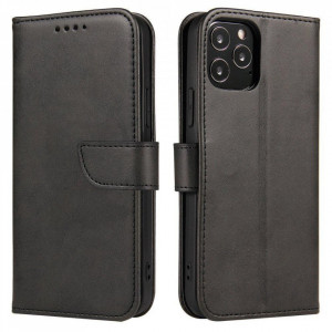 Калъф тип книга Magnet Elegant - Xiaomi Poco M4 Pro 5G черен - Img 1
