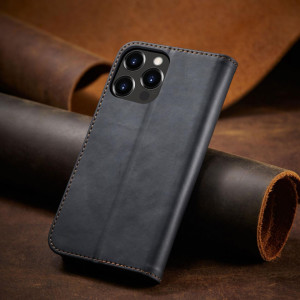 Калъф тип книга Magnet Fancy - iPhone 14 Pro черен - Img 8