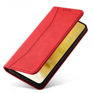 Калъф тип книга Magnet Fancy - Samsung Galaxy S23 Ultra червен - Img 13