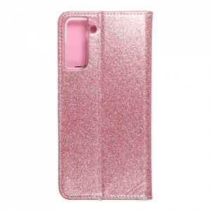 Калъф тип книга Shining - Samsung Galaxy S21+ 5G розов - Img 2
