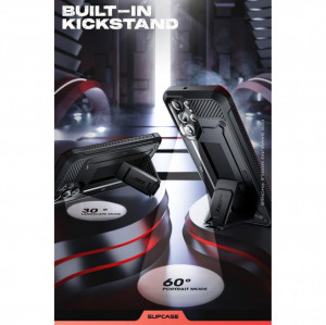 Калъф 360° със стойка, протектор и клипс SUPCASE Unicorn Beetle Pro - Samsung Galaxy S22 Ultra черен - Img 4