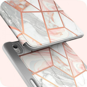 Калъф 360° с магнитен капак и място за стилус SUPCASE Cosmo Pencil - iPad mini 8.3" (6th gen 2021) Marble - Img 2