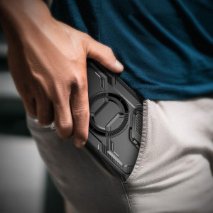 Калъф 360° с покритие за камерата SUPCASE IBLSN Armorbox MagSafe - Samsung Galaxy S24 Ultra черен - Img 7