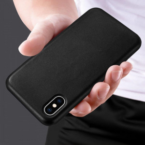 Кожен гръб Eco - iPhone 12 Pro Max черен - Img 5