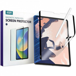 Магнитен гъвкав протектор ESR PAPER FEEL - iPad Pro 11" (2nd gen 2020) / Pro 11" (3rd gen 2021) / Pro 11" (4th gen 2022) / Air 10.9" (4th gen 2020) / (5th gen 2022) прозрачен мат - Img 1