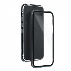 Магнитен калъф 360° с протектор - iPhone 12 Pro Max черен - Img 1