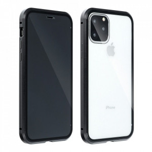 Магнитен калъф 360° с протектор - iPhone 12 Pro Max черен - Img 5