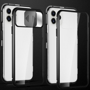 Магнитен калъф 360° WOZINSKY със защита на камерата - Huawei P40 черен - Img 7
