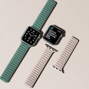 Магнитна каишка Magnetic - Apple Watch 44mm SE / 44mm Series 6 / 44mm Series 5 / 44mm Series 4 / 42mm Series 3 / 42mm Series 2 червен - Img 7