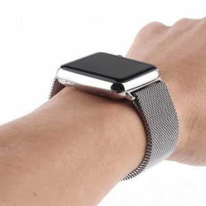 Магнитна стоманена каишка Magnetic - Apple Watch 41mm Series 7мента - Img 9