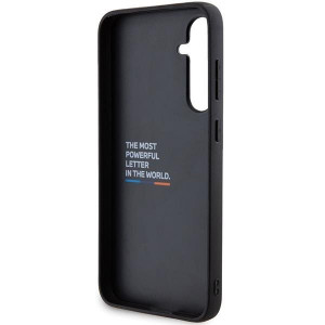 Оригинален гръб от естествена и еко кожа BMW Leather Carbon BMHCS23FE22NBCK - Samsung Galaxy S23 FE черен - Img 6