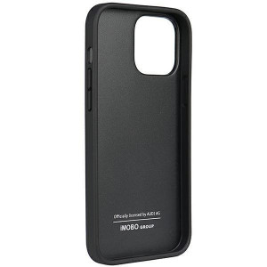 Оригинален гръб от естествена кожа AUDI Genuine Leather AU-TPUPCIP13P-Q8 / D1-BK - iPhone 13 Pro черен - Img 4
