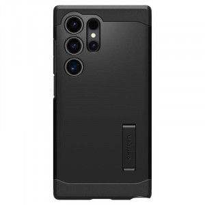 Оригинален гръб със стойка SPIGEN Tough Armor - Samsung Galaxy S24 Ultra черен - Img 16